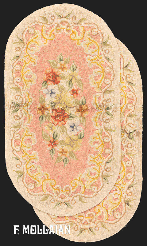Pair of Small American Hook Rug n°:68898156
